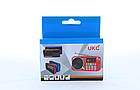 Портативна колонка з диктофоном UKC SPS U7 працює на 18650 Red, фото 4