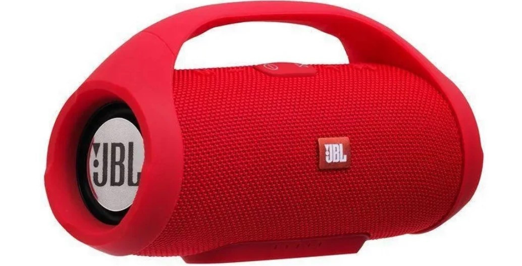 Портативна колонка TiG Boom Box Червона, Блютуз колонка для музики