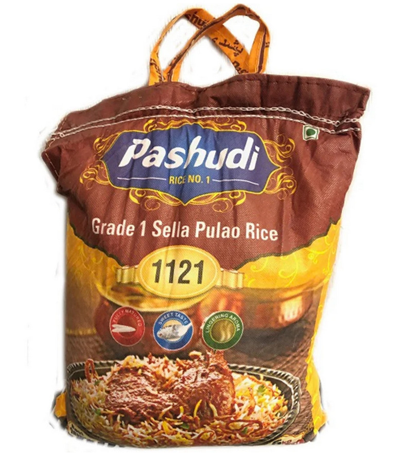 Рис пропаренный Pashudi 5 кг (Индия) | Рис басмати | Длиннозернистый рис - фото 1 - id-p1500225043