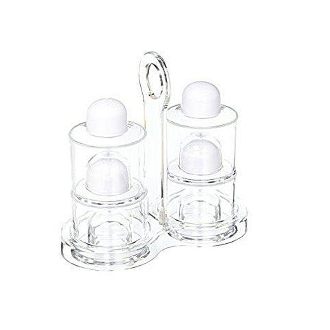 Набір для олії, оцту, перцю і солі Spice Jar. O.V.S.P. Stack Dispenser Set, фото 1