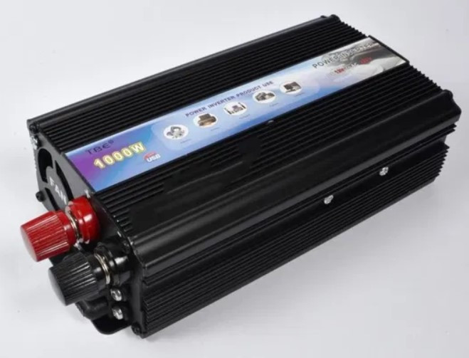 Інвертор напруги 1000W, Автомобільний перетворювач напруги, фото 1