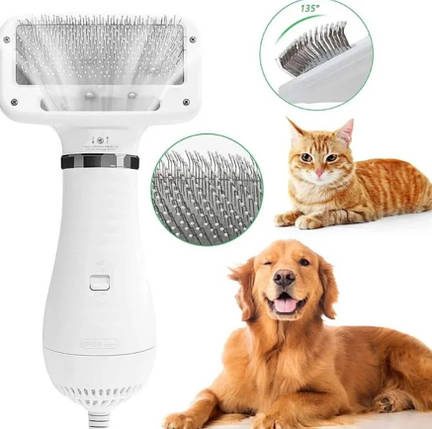 Пилосос-гребінець для шерсті PET GROOMING DRYER, Гребінець для собак і котів, фото 1