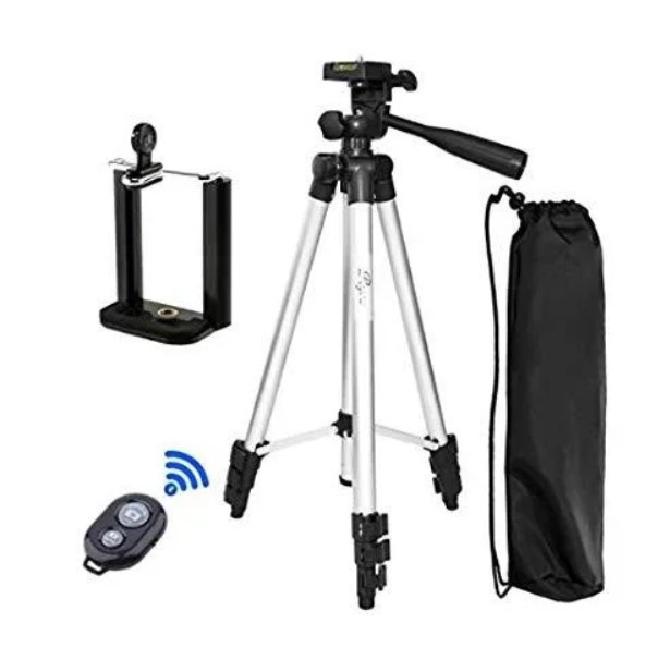 Трипод тринога штатив штатив Bluetooth DK-3888, Штатив для телефону і камери з пультом, фото 1