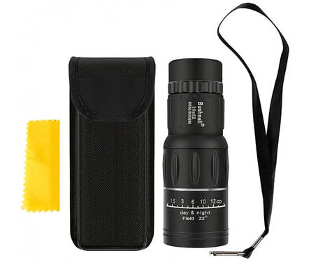 Монокуляр з нічним баченням Bushnell 16x52, Нічний монокуляр, Монокль для полювання, фото 1