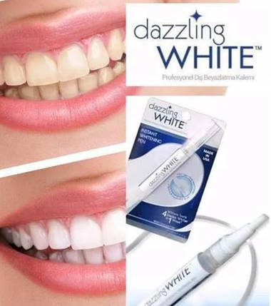 Олівець для відбілювання зубів Dazzling White, Відбілювальний олівець для зубної емалі, фото 1