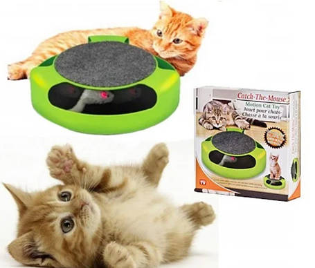 Інтерактивна іграшка для котів "Злови мишку" CATCH THE MOUSE, Котяча іграшка, фото 1