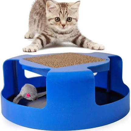 Дряпка-іграшка для котів і кошенят Cat Mouse Chase Toy, Котяча іграшка, фото 1