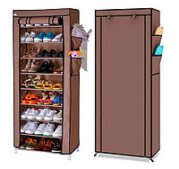 Стелаж для хранения обуви Shoe Cabinet 160X60Х30 | Полка для обуви | Тканевый стелаж для обуви