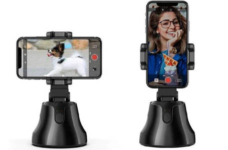 Тримач Robot Cameraman 360 ABS з датчиком руху, Штатив для телефону, фото 1