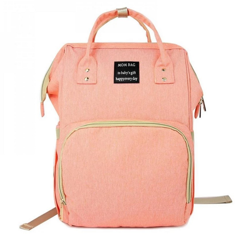 Сумка для мам MOTHER BAG РОЖЕВА, Мамський рюкзак