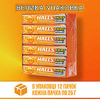 Леденцы «Halls» апельсиновые 25,2 г. 20 шт.