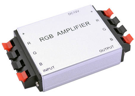 Підсилювач потужності напруги RGB AMPLIFIER XM-01 DC 12V, фото 2