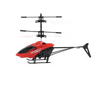 Летающий вертолет Induction aircraft с сенсорным управлением 8088 RED | Интерактивная летающая игрушка