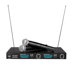 Радіосистема UKC UHF LX 88 III 2 бездротових мікрофону