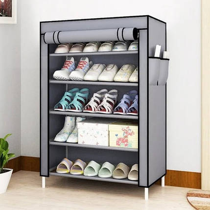 Стелаж для зберігання взуття Combination Shoe Frame FH-5556, Полиця для взуття, Стійка під взуття, фото 1