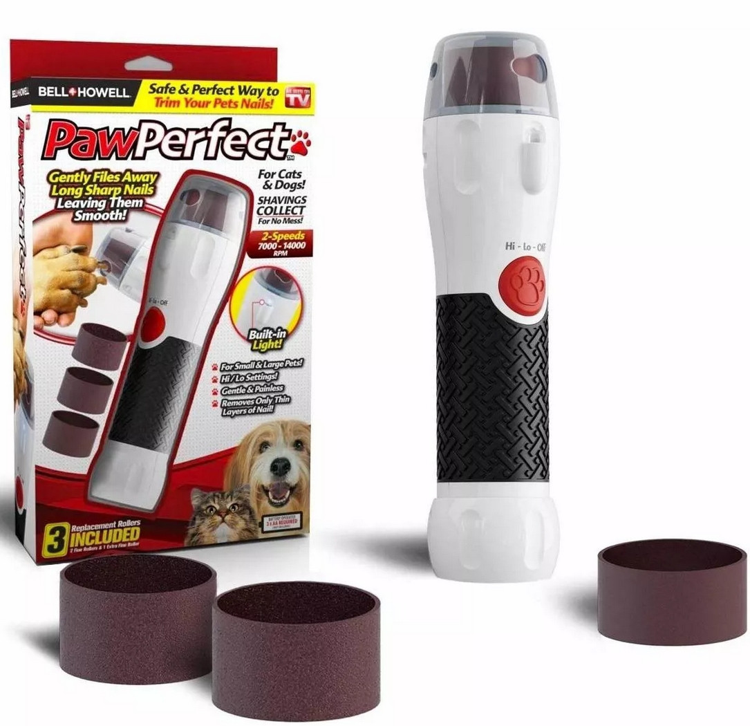 Тример для стрижки кігтів Paw Perfect, Точилка для кігтів собак і котів, Гриндер для кігтів