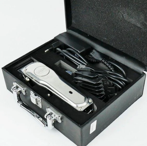Машина для стрижки (шнур / бездротовий) VGR V035 (метал 2000maH) 20W, Набір для стрижки волосся