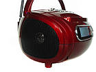 Бумбокс колонка караоке годинник MP3 Golon RX 686Q Red, фото 5