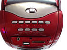 Бумбокс колонка караоке годинник MP3 Golon RX 686Q Red, фото 7