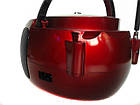Бумбокс колонка караоке годинник MP3 Golon RX 686Q Red, фото 8