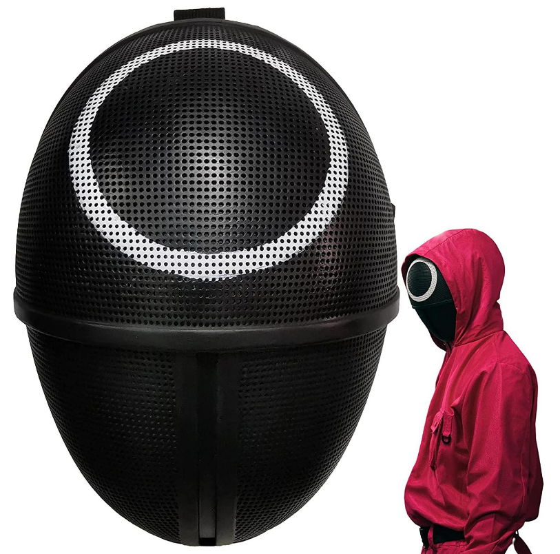 Маска "Гра в кальмара" Коло, Маска охоронця з Гри в кальмара, Ігрова рольова маска Squid Game, фото 1