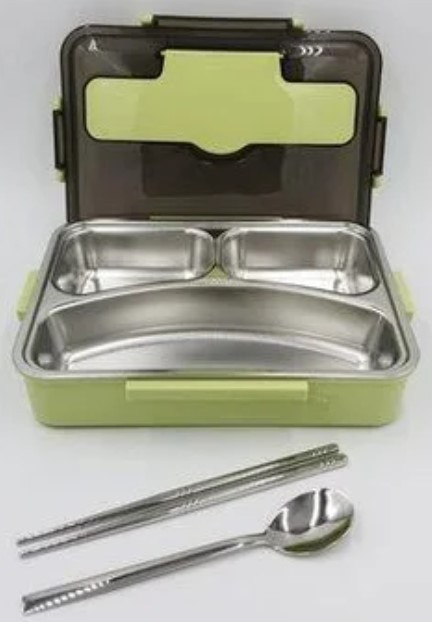 Ланчбокс 3 секції Shengde 3 Liner Lunch Box, Контейнер для їжі