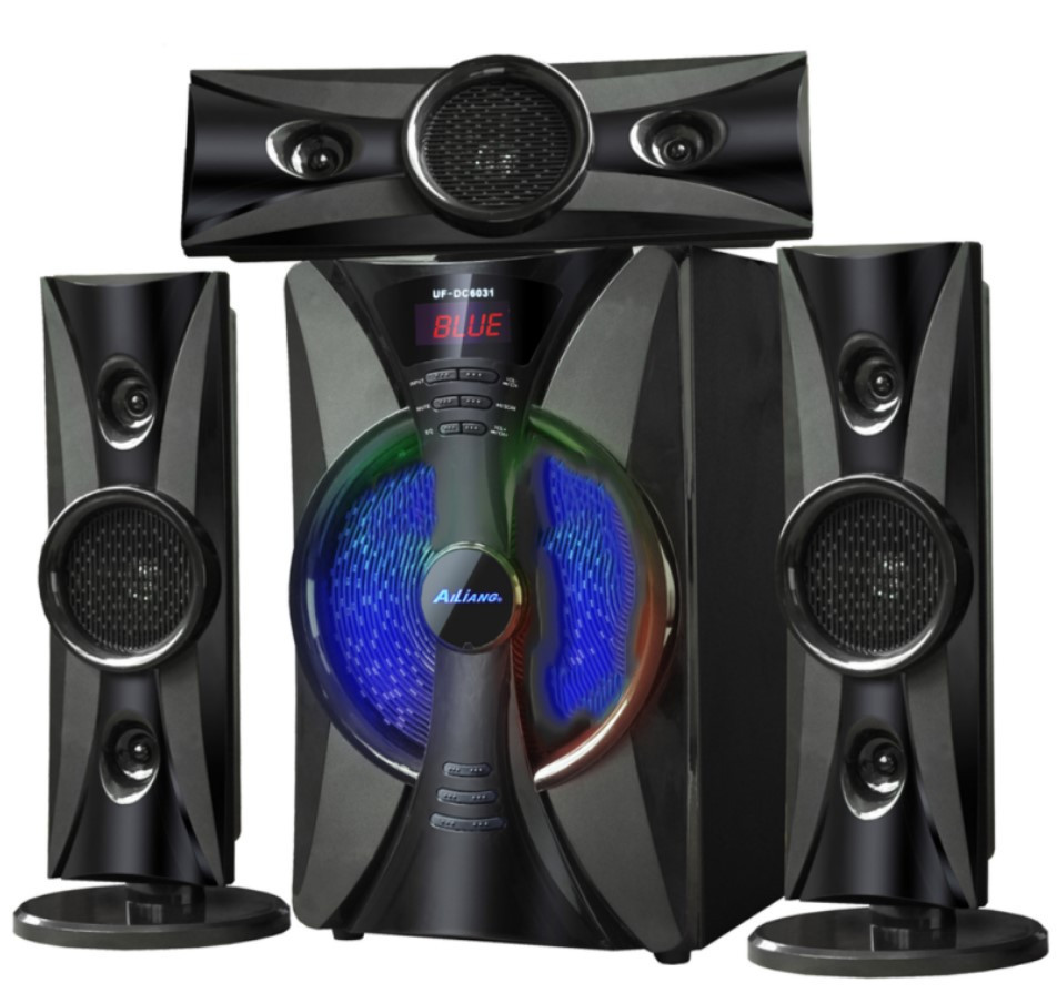 Акустична система 3.1 із сабвуфером UF-DC6031 USB/SD/FM/Bluetooth, Домашня акустика