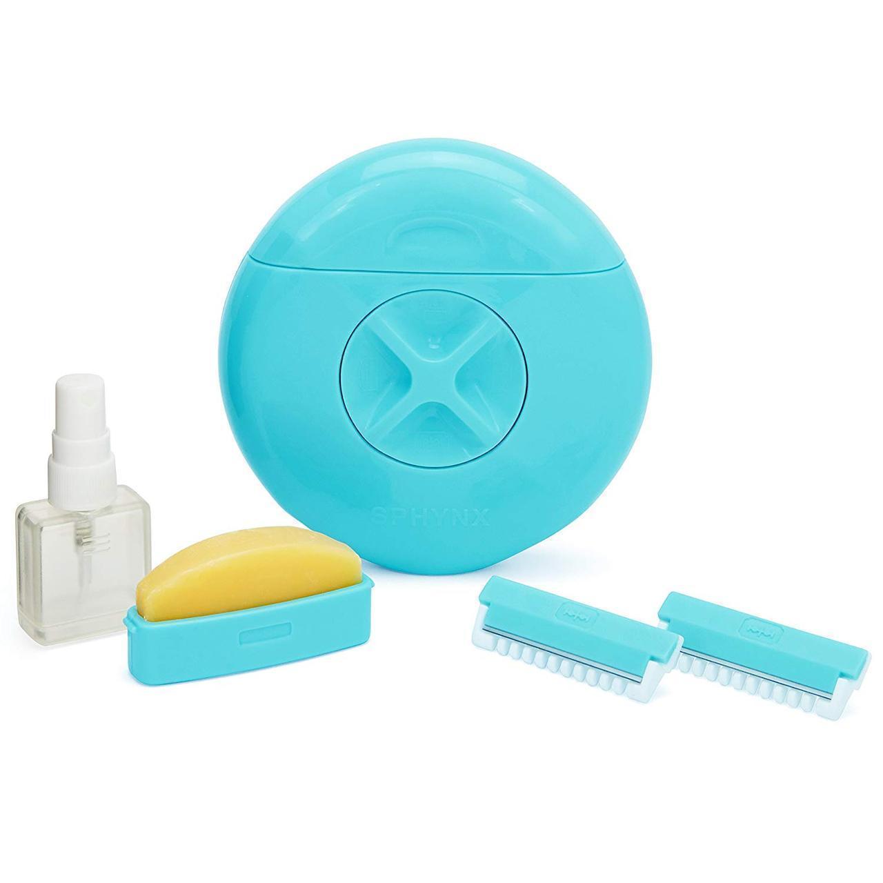 Блакитна туристична бритва Sphynx Travel Razor для депіляції 3 в 1, дорожня бритва, фото 1