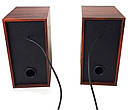 Колонки для ПК комп'ютера FnT-101, червоне дерево, фото 3