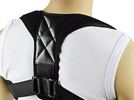 Коректор постави energizing posture support | Коригуючий корсет для спини Чорний, фото 2