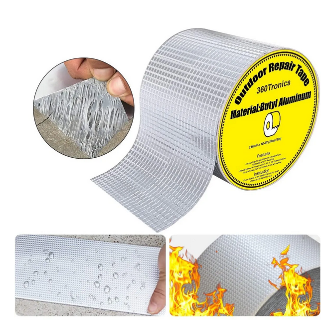 Стрічка скотч 1мм x 20см x 5м burylwaterproof tape, Надміцна стрічка, Водонепроникний скотч