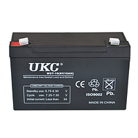 Акумулятор BATTERY 6V 10A UKC жуйково-кислотна акумуляторна батарея 6В