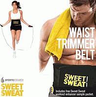 Пояс для похудения SIZE L с компрессией Sweet Sweat Waist Trimmer Belt | Жиросжигающий пояс