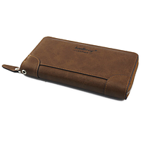 Мужской кошелек Baellerry leather brown | Клатч для мужчин | Портмоне для купюр