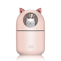 Увлажнитель воздуха Humidifier H2O CAT | Портативный диффузор | Ночник-увлажнитель настольный