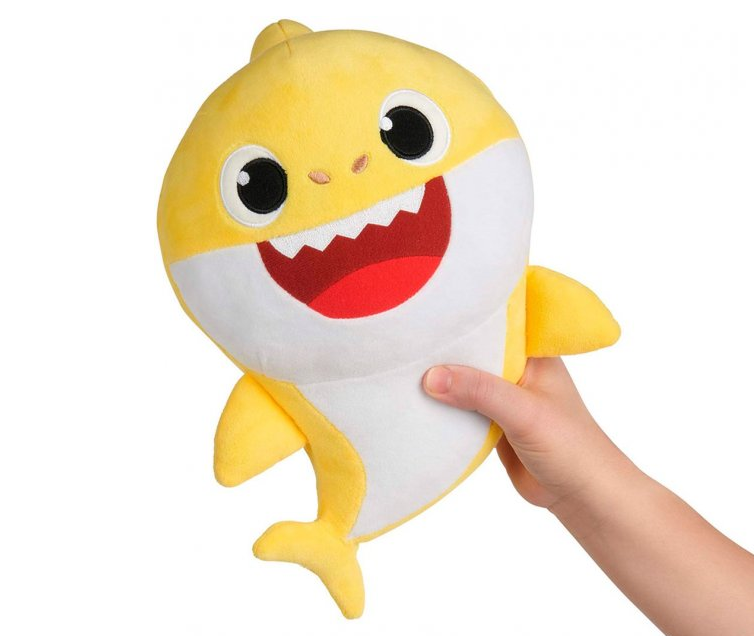 М'яка іграшка Baby shark - малюк акуля 40 см, Інтерактивна співоча іграшка