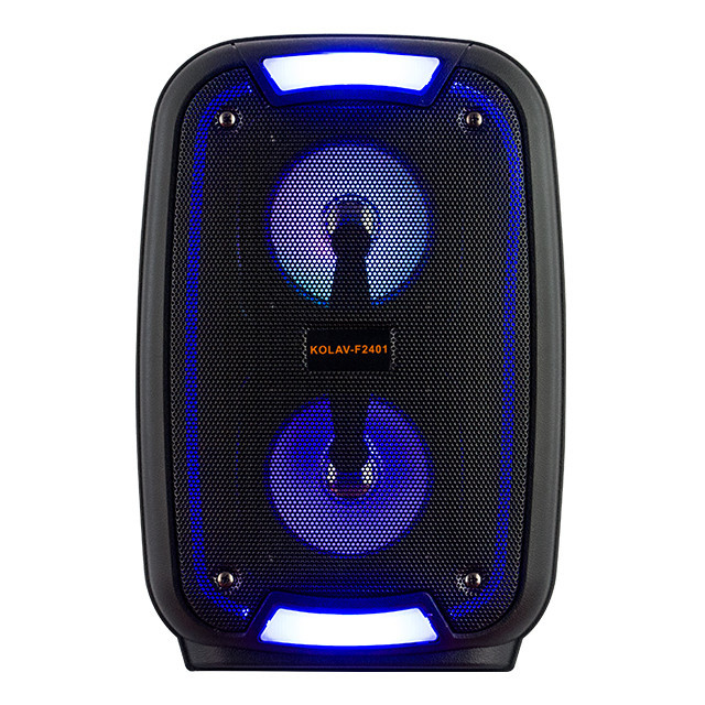 Портативная Колонка на Аккумуляторе с Микрофоном KOLAV-F2401 4"*2/USB ...