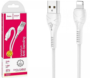 Кабель HOCO COOL DATA CABLE X 37 IP | Шнур для зарядки і передачі даних | USB кабель для телефону