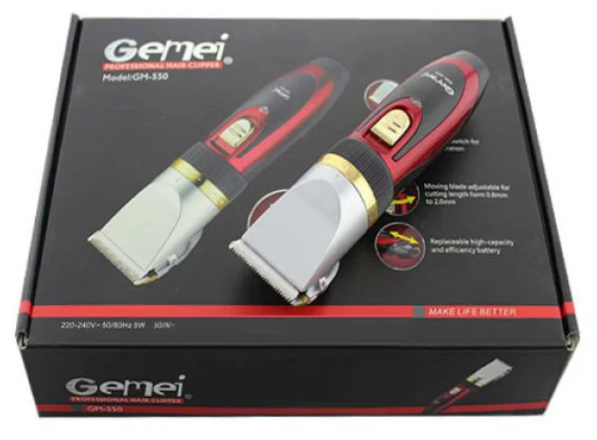 Машинка для стрижки волосся Gemei GM-550, Тример акумуляторний