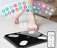 Весы ACS 2017A Напольный весы 180 kg с приложением на телефон | Электронные весы для измерения веса