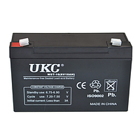 Аккумулятор BATTERY 6V 10A UKC | Свинцово-кислотная аккумуляторная батарея 6В