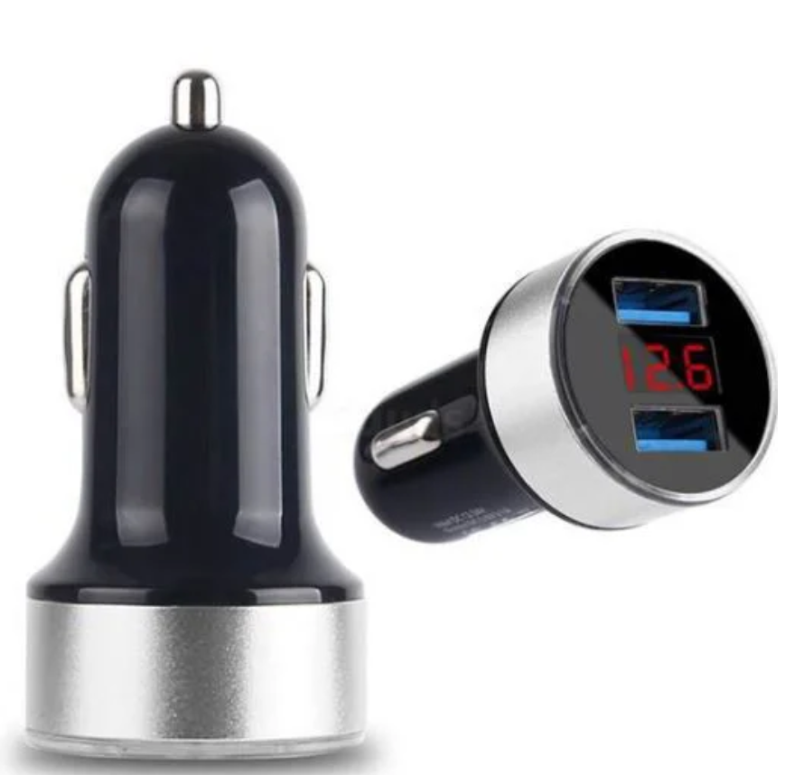 Адаптер CAR USB HC6, Автомобільний зарядний пристрій для телефону, навігатора, камери, фото 1