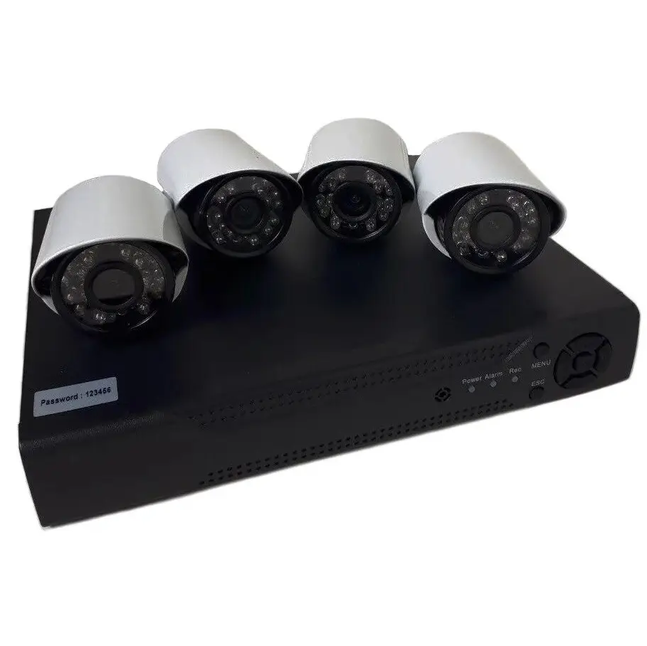 Реєстратор + камери DVR KIT 520 AHD 4ch Gibrid 4.0MP (H.264), Комплект відеоспостереження на 4 камери, фото 1