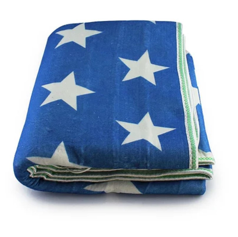 Електропростирадло Electric Blanket 150*160 см (біла зірка на синьому тлі), Простирадло з підігрівом