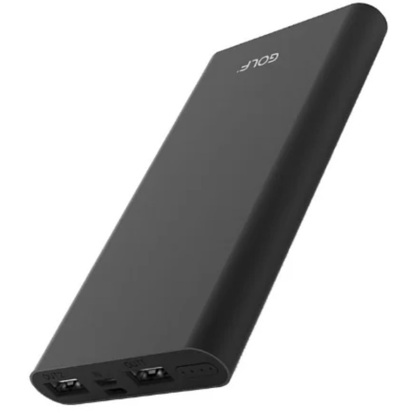 Power bank 10000 mAh GOLF Edge 10, Повербанк, Зовнішній акумулятор, Портативна зарядка, Power bank 10000 mAh GOLF Edge 10