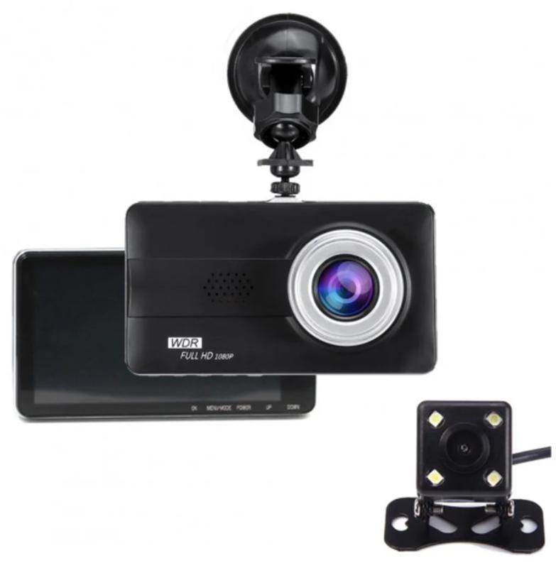 DVR Z30 HD1080 5" з двома камерами, Відеореєстратор в авто, Реєстратор в машину, фото 1