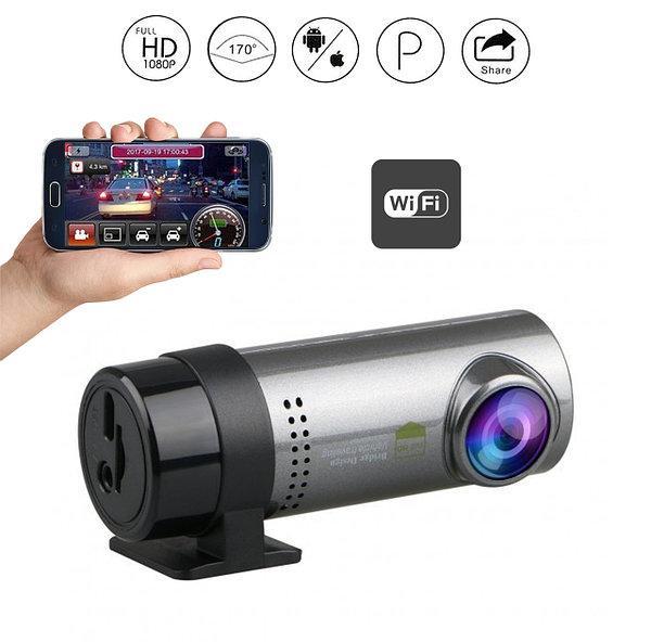 DVR Відеореєстратор для авто WIFI, Автомобільний відеореєстратор, Реєстратор в машину, фото 1