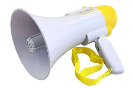 Гучномовець MEGAPHONE HW 8C (рупор) | Мегафон зі складною ручкою, фото 2