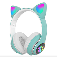 Наушники MDR VZV 23M SMALL CAT + BT | Игровые наушники с ушками | Беспроводные наушники