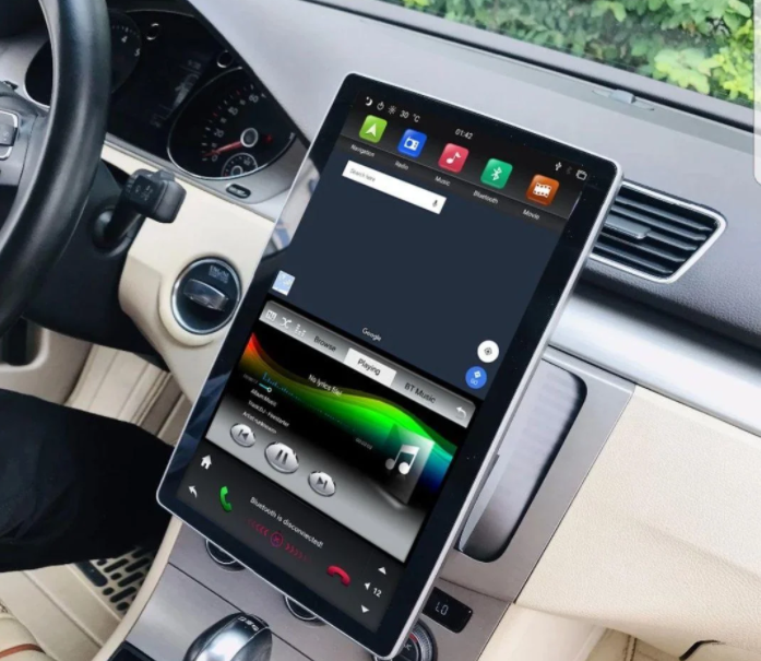 Автомагнітола 2din з екраном 9.5" tesla style 910, Магнітола з екраном в машину (без Андроїда), фото 1